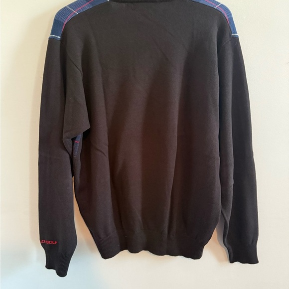 Polo Ralph Lauren Golf V-Neck Plaid Sweater, excellent condition, size large - Picture 2 of 5
